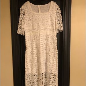 NWOT White Lace Dress